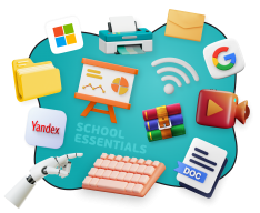 Цифровая база для школьника - КИБЕРшкола программирования для детей, компьютерные курсы для школьников, начинающих и подростков - KIBERone г. Коптево