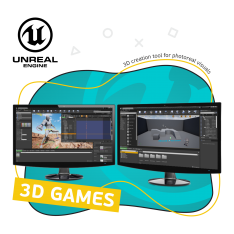 Unreal Engine 4. Игровой движок - КИБЕРшкола программирования для детей, компьютерные курсы для школьников, начинающих и подростков - KIBERone г. Коптево