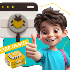 Тестирование & Vibe Debug. Охотники за багами - КИБЕРшкола программирования для детей, компьютерные курсы для школьников, начинающих и подростков - KIBERone г. Коптево