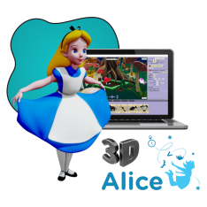 Alice 3d - КИБЕРшкола программирования для детей, компьютерные курсы для школьников, начинающих и подростков - KIBERone г. Коптево