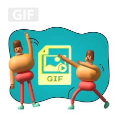 Gif-анимация - КИБЕРшкола программирования для детей, компьютерные курсы для школьников, начинающих и подростков - KIBERone г. Коптево