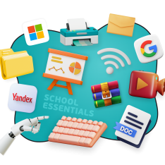 Цифровая база для школьника - КИБЕРшкола программирования для детей, компьютерные курсы для школьников, начинающих и подростков - KIBERone г. Коптево