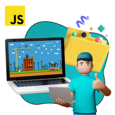 Программирование на JavaScript. Учимся создавать игры! - КИБЕРшкола программирования для детей, компьютерные курсы для школьников, начинающих и подростков - KIBERone г. Коптево