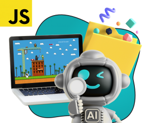 Язык программирования JavaScript + AI. Проектное обучение + геймификация + AI-помощники - КИБЕРшкола программирования для детей, компьютерные курсы для школьников, начинающих и подростков - KIBERone г. Коптево