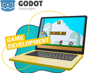 Godot.  Основа создания легендарных игр - КИБЕРшкола программирования для детей, компьютерные курсы для школьников, начинающих и подростков - KIBERone г. Коптево