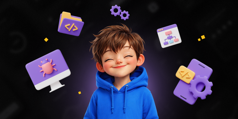 Идеальный сайт с нуля: код, дизайн и AI-помощник - КИБЕРшкола программирования для детей, компьютерные курсы для школьников, начинающих и подростков - KIBERone г. Коптево